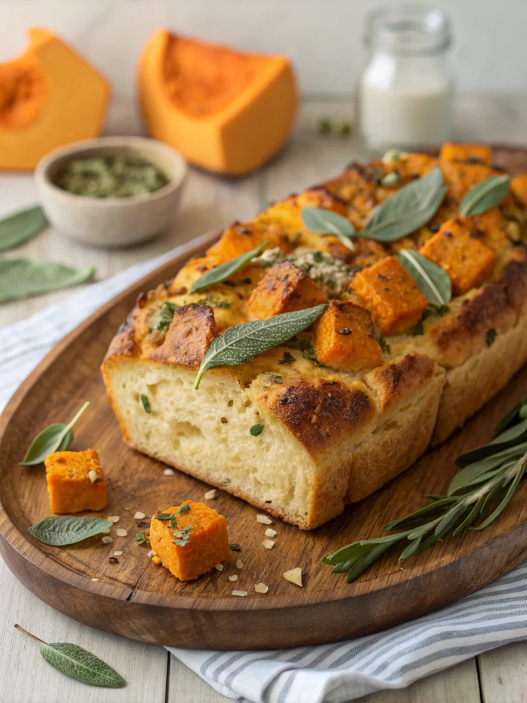 Savory Pumpkin and Sage Bread