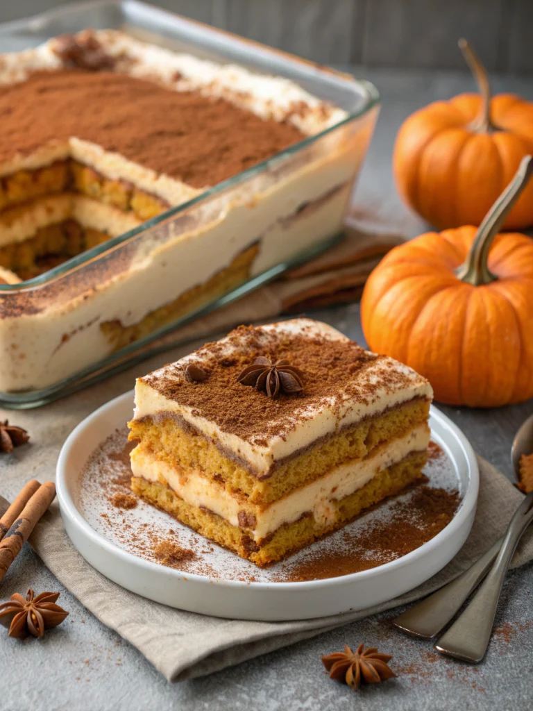 Spiced Pumpkin Tiramisu