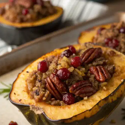 Stuffed Acorn Squash 1