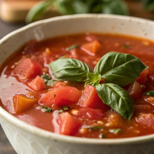 Tomato Basil Soup 1