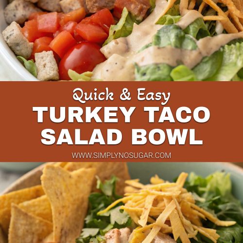 Turkey taco salad bowl pinterest