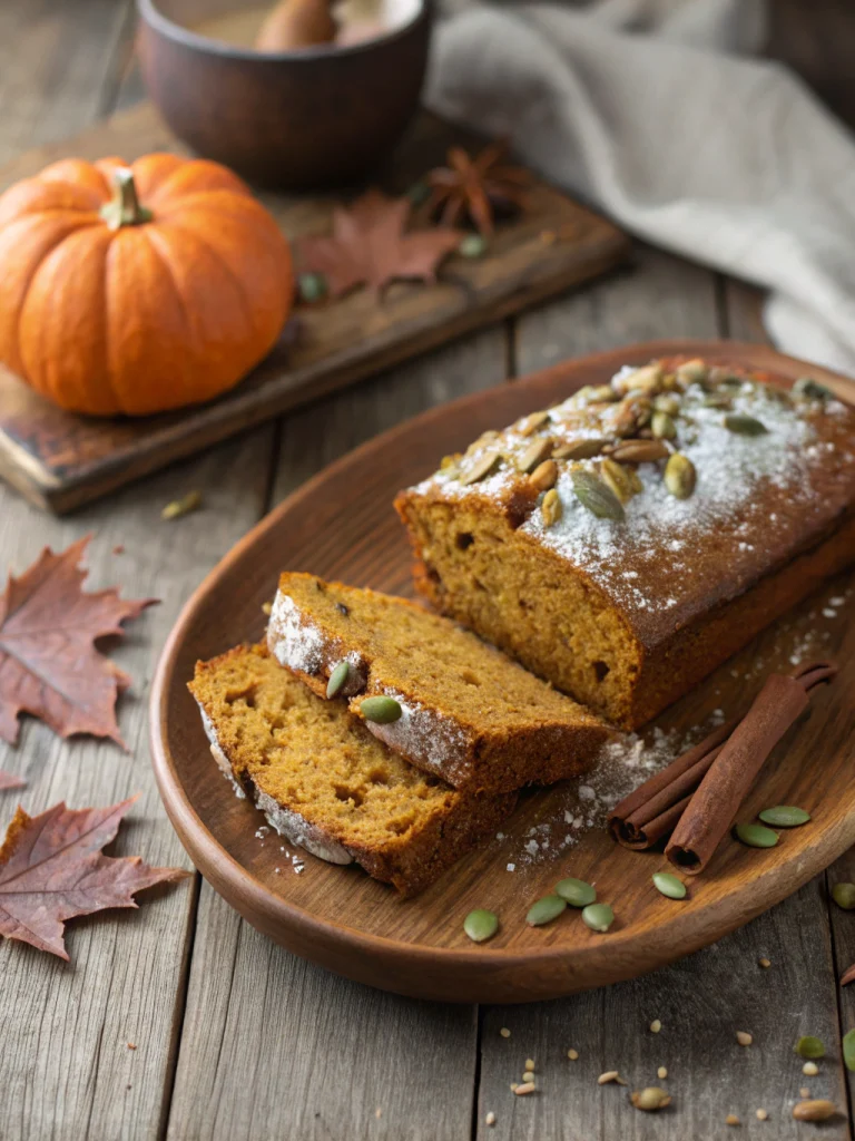 Vegan pumpkin bread