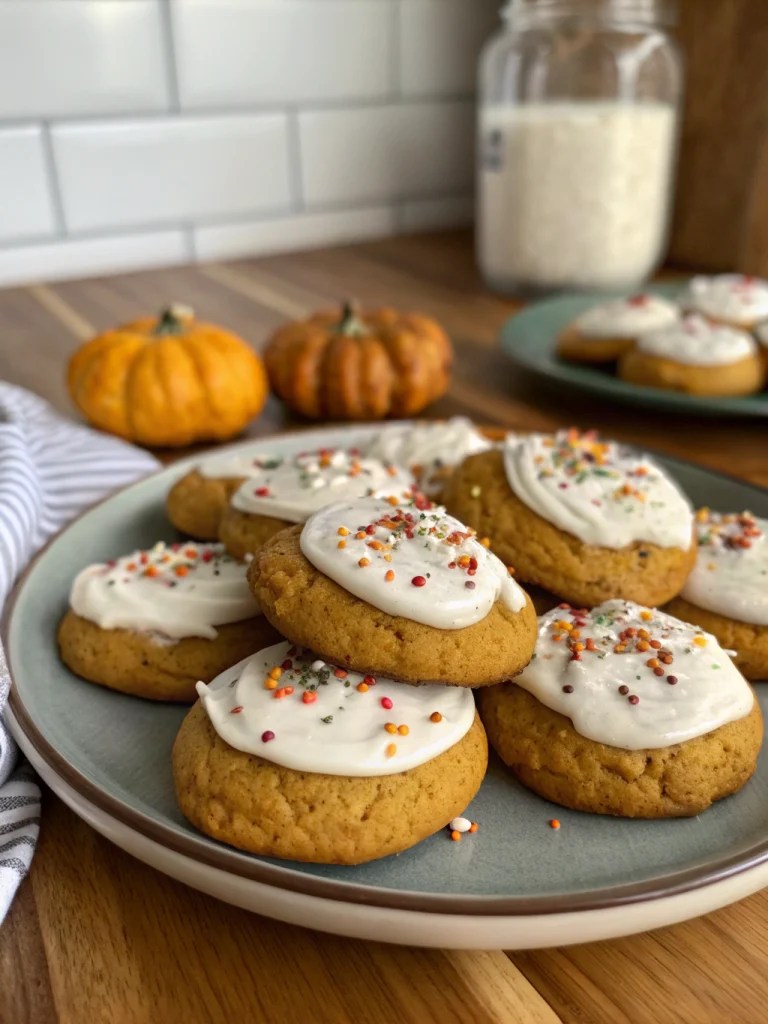 Vegan pumpkin cookies