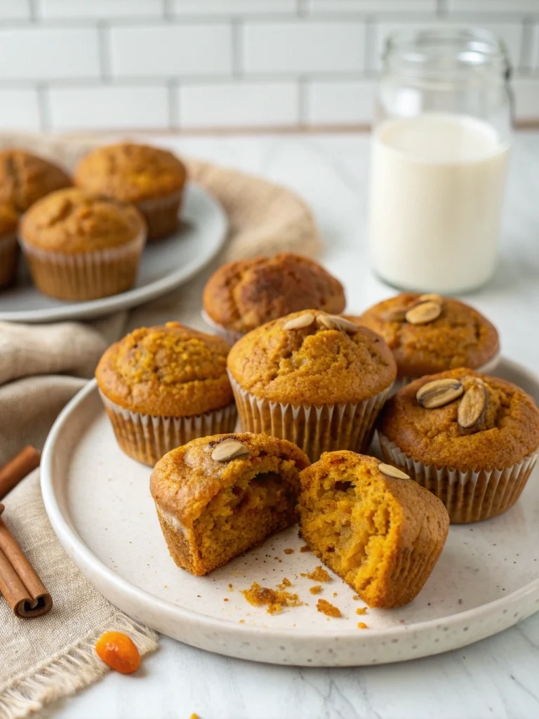 Vegan pumpkin muffins