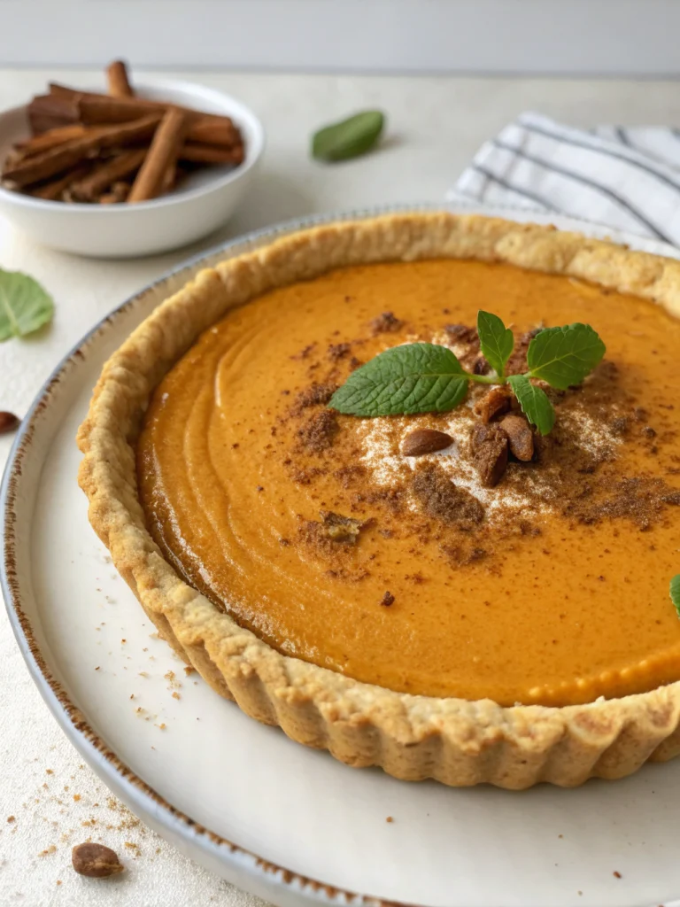 Vegan pumpkin pie