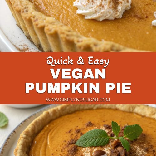 Vegan pumpkin pie pinterest