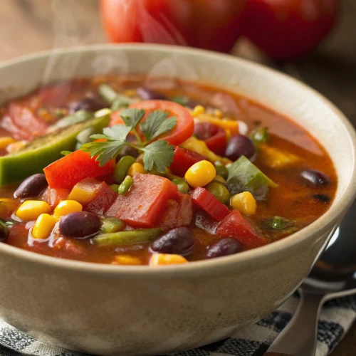 Vegetarian Enchilada Soup 1