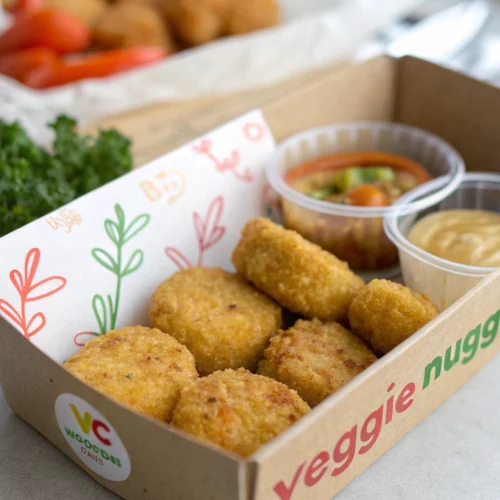Veggie nuggets lunch box 1