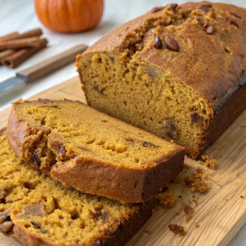 Whole wheat pumpkin bread 1