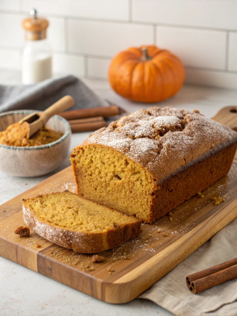 Whole wheat pumpkin bread