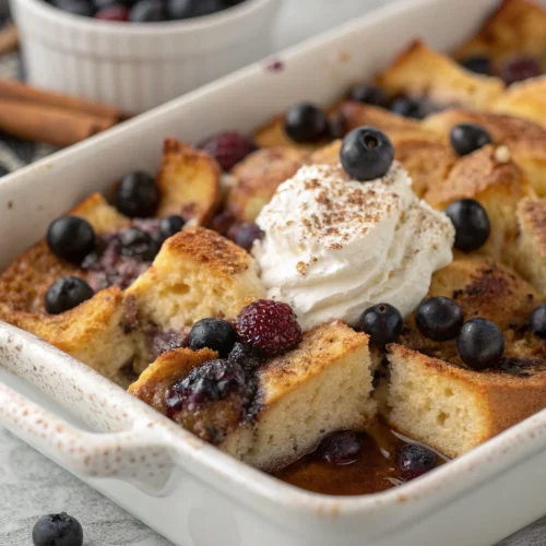 Blueberry French Toast Casserole 1