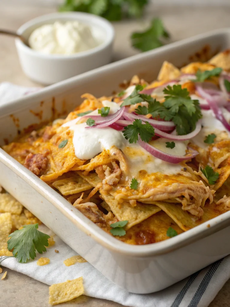 Breakfast Chilaquiles Casserole