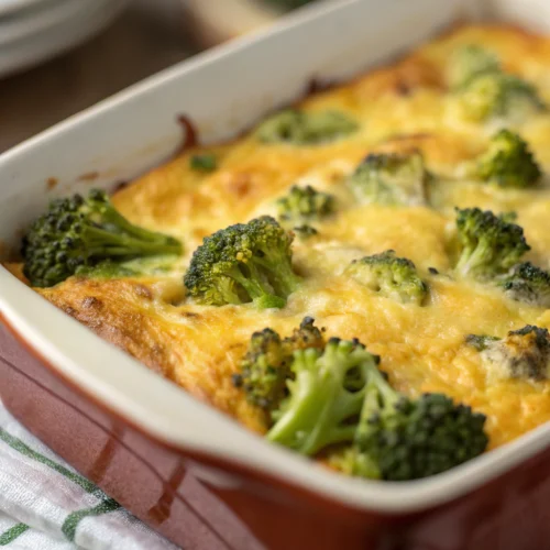 Broccoli Cheddar Breakfast Casserole 1