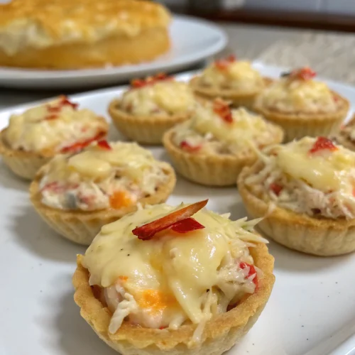 Cheesy Crabmeat Canapés 1