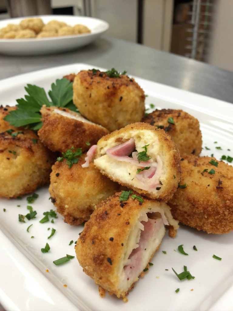 Chicken Cordon Bleu Bites