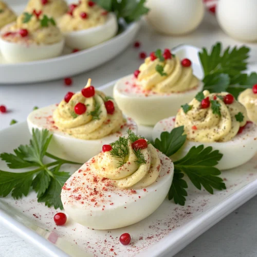 Christmas Deviled Eggs 1