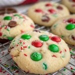 Christmas M&M Sugar Cookies 1