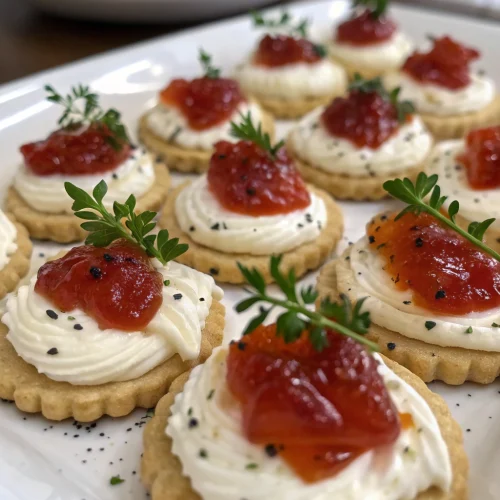 Cream Cheese and Pepper Jelly Bites 1