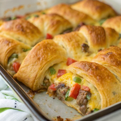Crescent Roll Breakfast Casserole 1