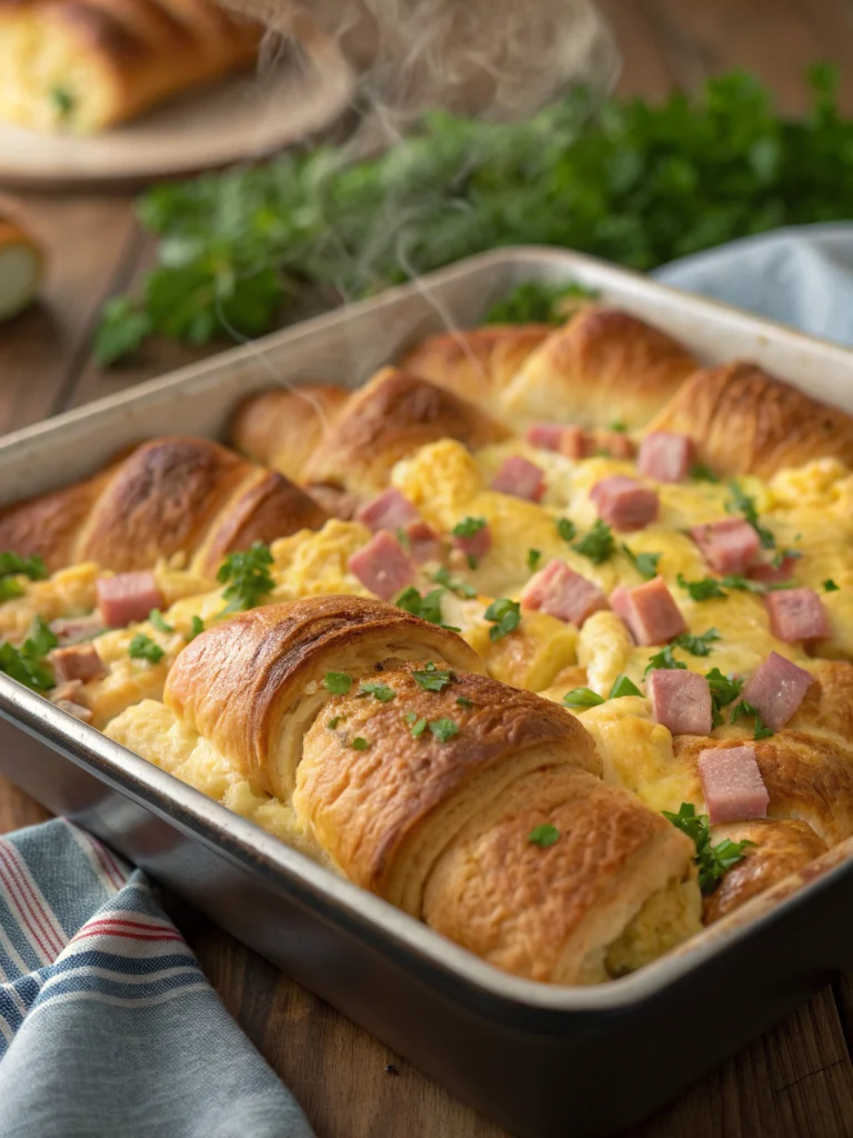 Crescent Roll Breakfast Casserole