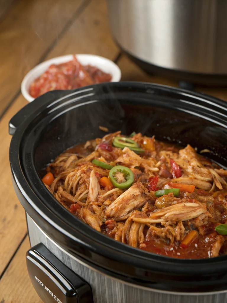 Crockpot BBQ Pulled Chicken
