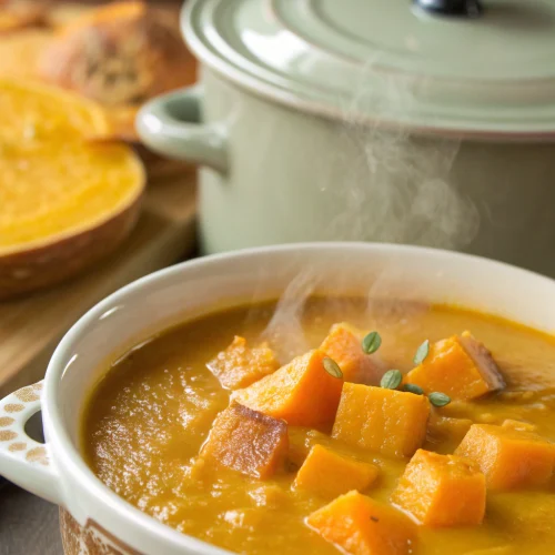 Crockpot Butternut Squash Soup 1