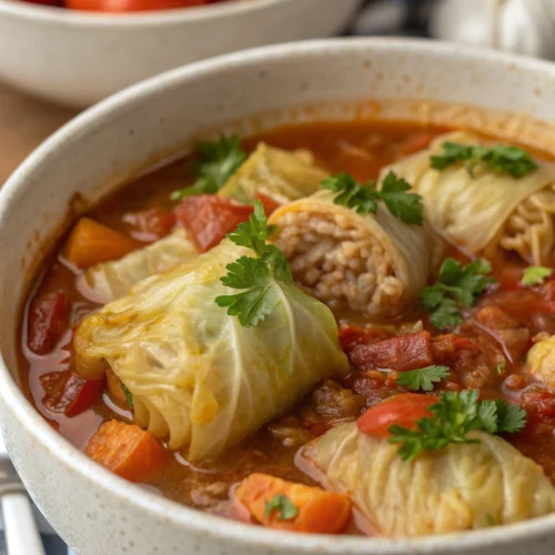 Crockpot Cabbage Roll Soup 1