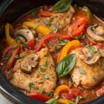 Crockpot Chicken Cacciatore 1