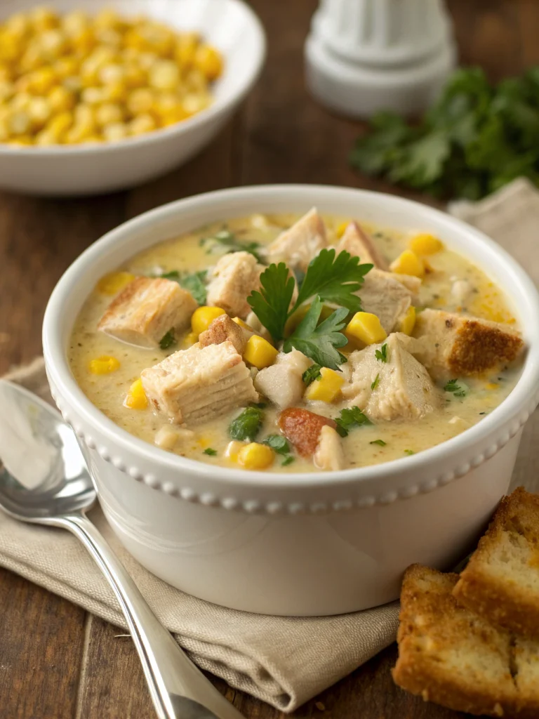 Crockpot Chicken Corn Chowder