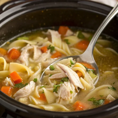 Crockpot Chicken Noodle Soup 1