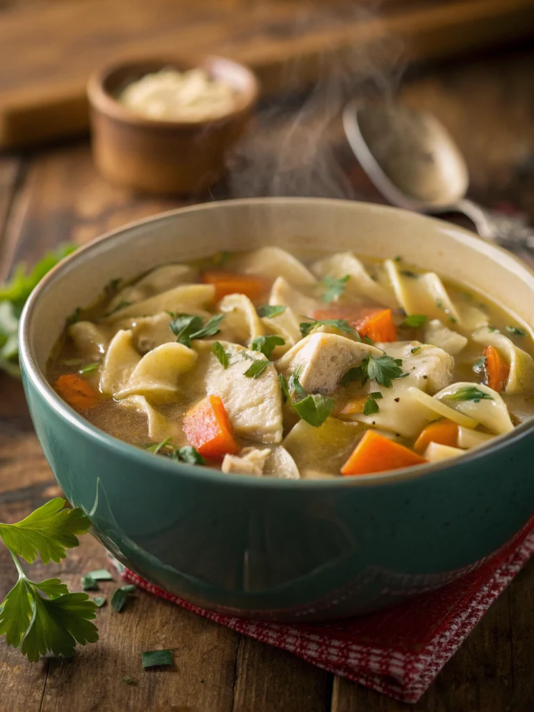 Crockpot Chicken Noodle Soup