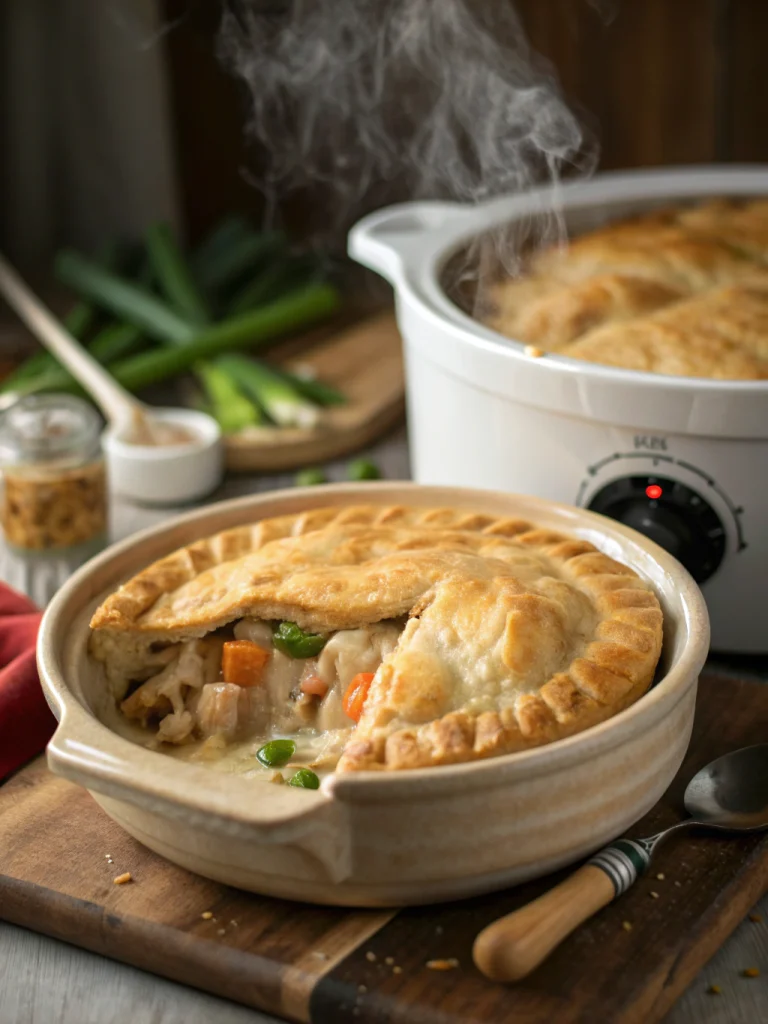 Crockpot Chicken Pot Pie