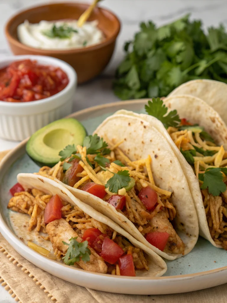 Crockpot Chicken Tacos