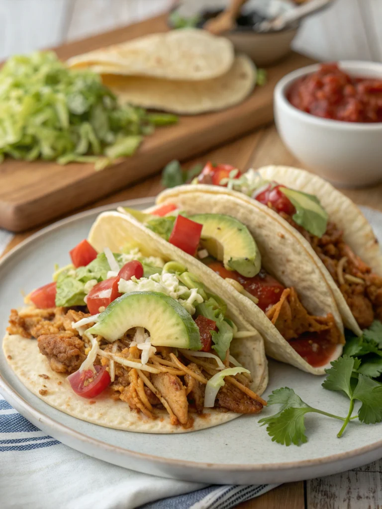 Crockpot Chicken Tacos