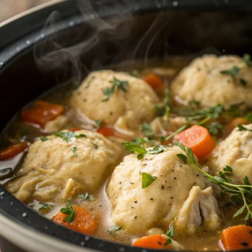 Crockpot Chicken and Dumplings 1