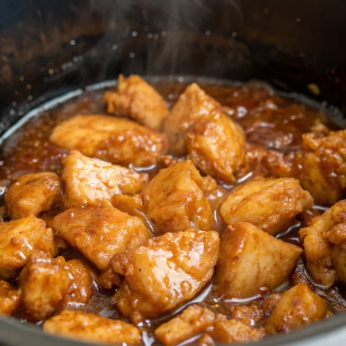 Crockpot Honey Garlic Chicken 1