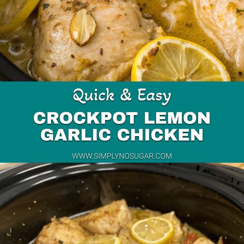 Crockpot Lemon Garlic Chicken pinterest