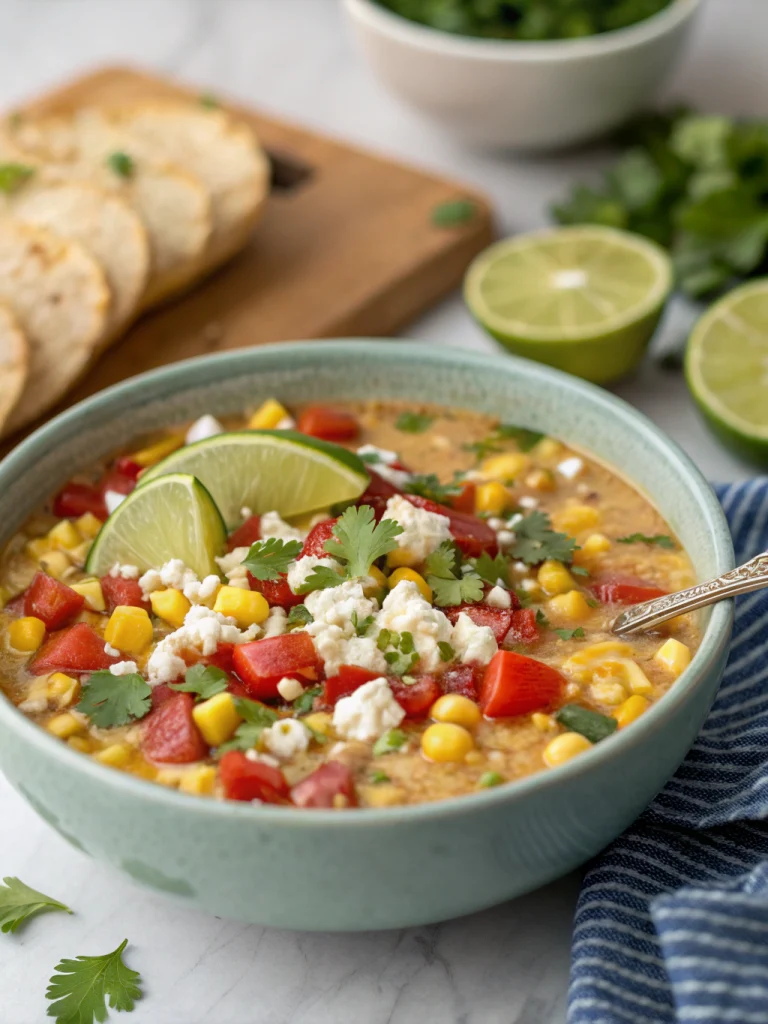 Crockpot Mexican Street Corn Soup