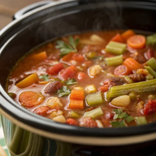Crockpot Minestrone Soup 1