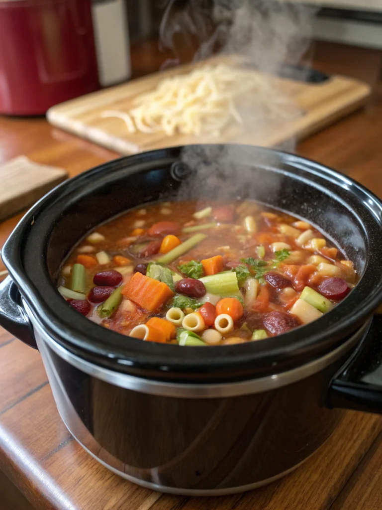 Crockpot Minestrone Soup