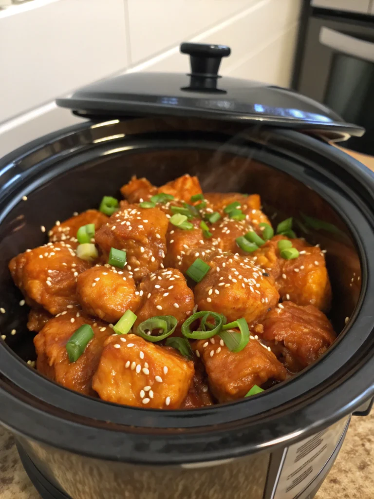 Crockpot Orange Chicken