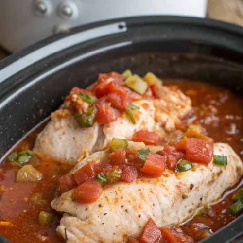 Crockpot Salsa Chicken 1