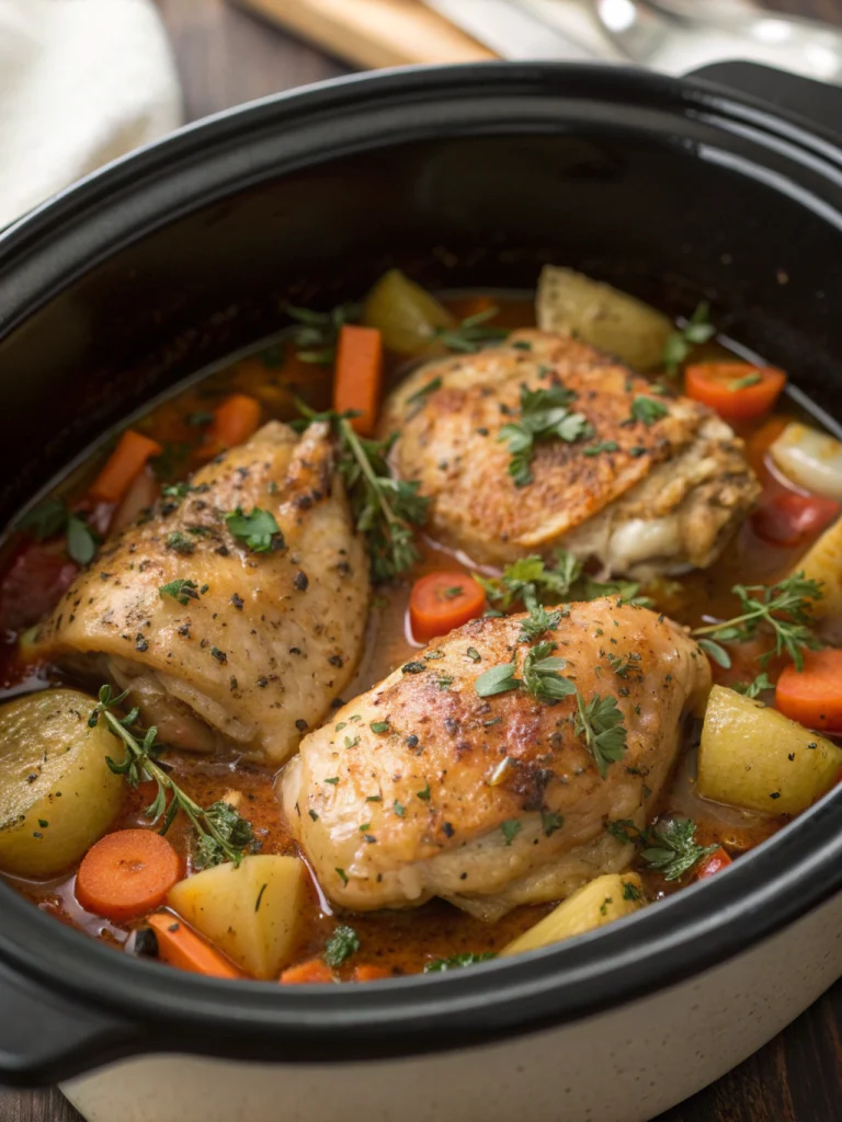 Crockpot Tuscan Chicken