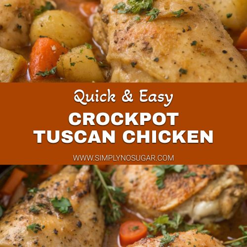 Crockpot Tuscan Chicken pinterest