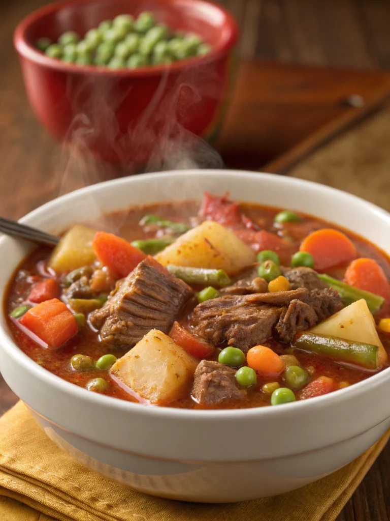 Crockpot Vegetable Beef Soup