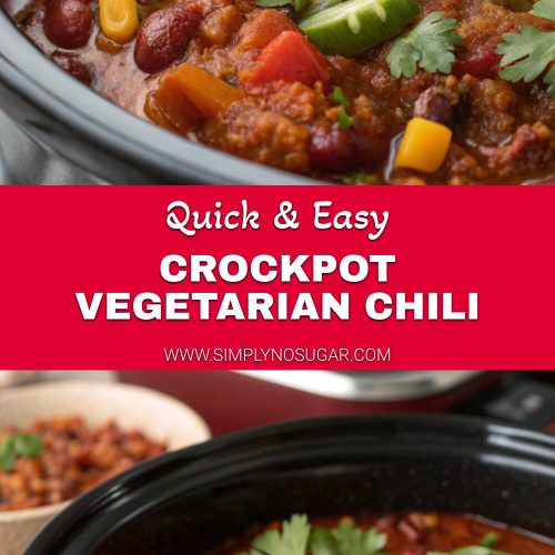 Crockpot Vegetarian Chili pinterest