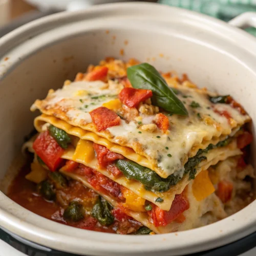 Crockpot Veggie Lasagna 1