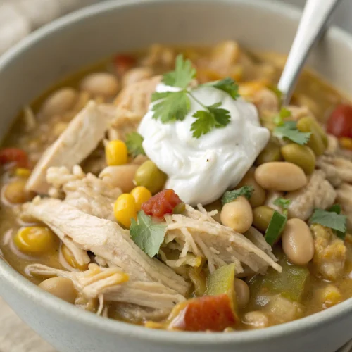Crockpot White Chicken Chili 1