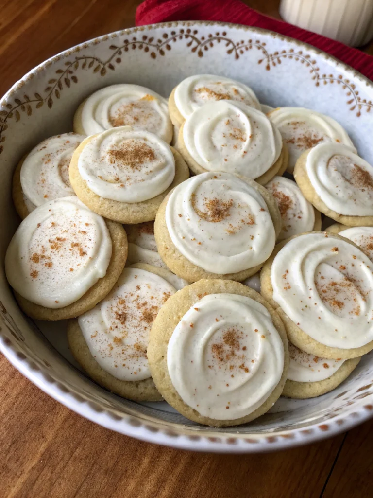 Eggnog Sugar Cookies