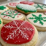 Frosted Christmas Sugar Cookies 1